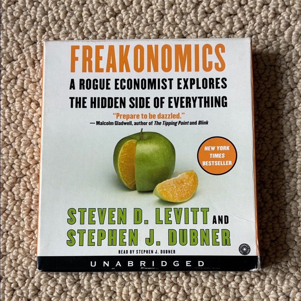 Freakonomics by Steven D. Levitt & Stephen J. Dubner